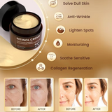 CKTUING Retinol Cream for Face – Anti-Aging, Wrinkle Reduction, Moisturizing & Brightening with 3% Active Retinol, Hyaluronic Acid, Vitamin E & Green Tea – 1.70 fl oz