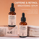 CKTUING Caffeine Retinol Serum for Dark Circles, Puffiness & Wrinkles | Natural Niacinamide, Hyaluronic Acid & Peptides | Anti-Aging Face, Eye & Body Whitening Skin Care | 30ml