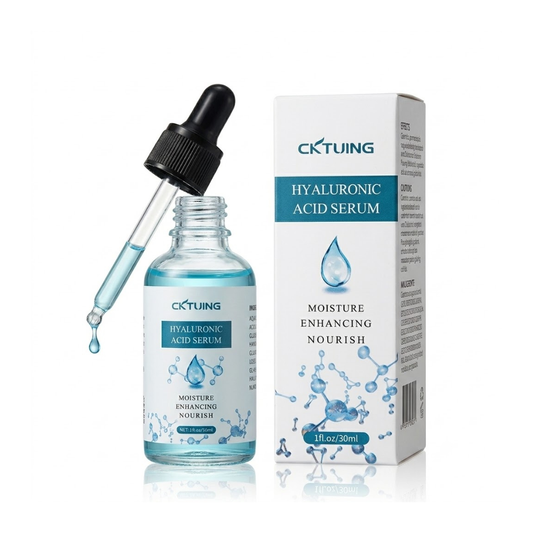 CKTUING Hyaluronic Acid Serum for Face – Intense Hydrating & Moisturizing Essence – Plumping & Smoothing Skincare for Radiant Skin – Lightweight, Non-Greasy Formula for All Skin Types – 30ml