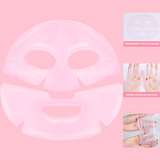 CKTUING PDRN Pink Vita Coating Sheet Mask 5EA - Korean sheet mask for glass skin - Luxurious Home care Mask for Hydration, Lifting, Firming, and Balanced Skin, Korean Skin Care (5pcs/1 Box)
