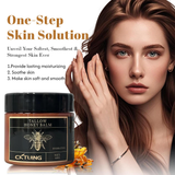 CKTUING Organic Tallow Honey Balm for Nourishing Face and Body Cream,100% Grass-Fed Beef Tallow Body Butter For Dry Skin Moisturizing With Honey, Calendula For Sensitive Skin Repair -60G(2.16Oz)