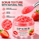 CKTUING Strawberry Lip Scrub – Gentle Exfoliating Lip Care for Soft, Smooth Lips – 20 g / 0.71 oz