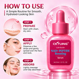 CKTUING NAD+ Peptide Boosting Face Serum with Copper Tripeptide-1, Niacinamide & Hyaluronic Acid – 30ml