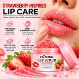 CKTUING Strawberry Lip Scrub – Gentle Exfoliating Lip Care for Soft, Smooth Lips – 20 g / 0.71 oz