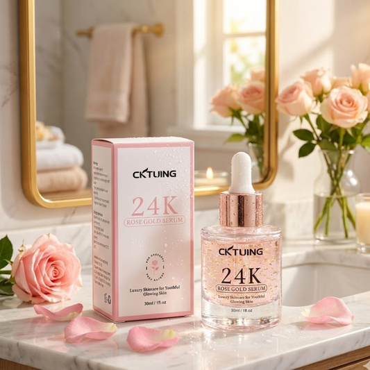 Glow Like Rose Gold: Why CKTUING 24K Rose Gold Serum Is the Ultimate Radiance & Anti-Aging Boost