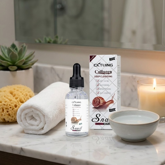 Revitalize Your Skin: How CKTUING Collagen Snail Deep Cleansing Serum Transforms Your Complexion