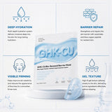 CKTUING GHK-CU Bio-Renewal Barrier Mask – Blue Copper Peptide Sheet Mask Set with 4D Hydration System, Triple Ceramide Complex, Pro-Vitamin B5, PDRN & Ergothioneine – Firming, Soothing & Cooling Moisture Barrier Facial Mask, 4 Sheets (30g / 1.05 oz Each)