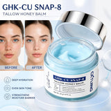 CKTUING GHK-CU SNAP-8 Tallow Honey Balm – Firming Anti-Wrinkle Face Cream with Blue Copper Peptides, Hyaluronic Acid, Vitamin C & Niacinamide – Hydrating & Barrier Repair Moisturizer for All Skin Types, 1.69 fl oz (50g)