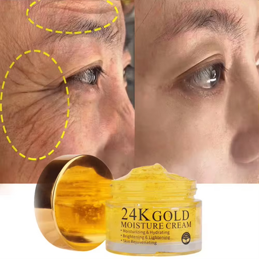 24K Gold & Collagen Face Moisturizing Cream- Anti-Aging Face Cream for Hydrating & Skin Rejuvenating- Korean Skincare - All Skin Type 1.69 fl oz