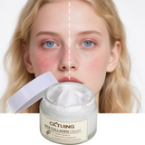 CKTUING Rice & Collagen Cream – Skin Brightening, Anti-Aging & Hydrating Face Moisturizer with Rice Extract, Collagen & Niacinamide – For Glowing, Even-Toned Skin – 1.7oz/50g