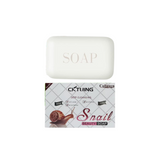 CKTUING Snail Essence Soap Bar – Collagen & Mucin Face Cleansing Soap for Wrinkle Removal, Acne Scar Treatment & Anti-Aging – Hydrating Facial Bar for Smooth, Clear Skin – 100g