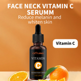 CKTUING Vitamin C Serum for Face & Neck – Brightening & Anti-Aging Serum for Dark Spots, Freckles, Wrinkles, Fine Lines – Hydrating Skin Care, 30ml