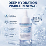 CKTUING GHK-Cu Bio-Renewal Concentrate Serum – Blue Copper Peptide Face Serum with Niacinamide, Hyaluronic Acid, AHA & Retinol – Anti-Wrinkle, Pore Minimizer & Hydrating Facial Essence for All Skin Types, 1 fl oz (30ml)