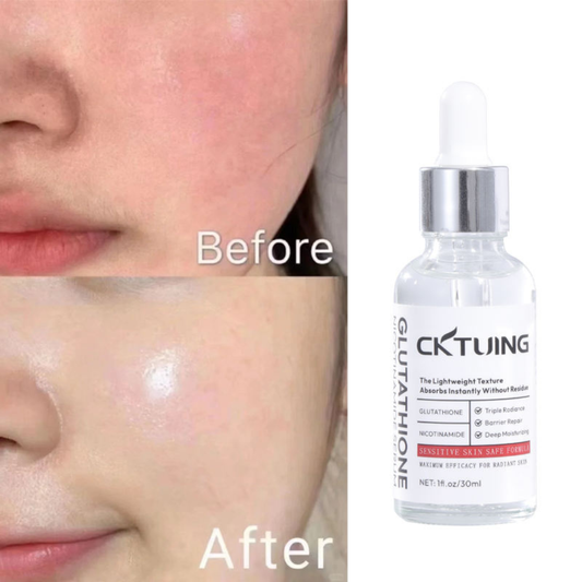CKTUING Glutathione Niacinamide Serum 30ml – Dark Spot Corrector & Skin Whitening Essence for Face & Body – Anti-Aging Retinol Anti-Wrinkle, Hydrating Glow Serum - 30ml