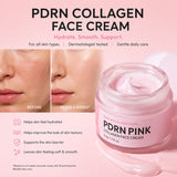 CKTUING PDRN Pink Collagen Face Cream – Korean Anti-Wrinkle Facial Moisturizer with Vegan Salmon DNA Peptides, Niacinamide, Hyaluronic Acid & Retinol – Firming, Brightening & Hydrating Daily Moisturiser for All Skin Types, 1.7 fl oz (50g)