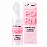 CKTUING PDRN Pink Foaming Cleanser with Silicone Brush, 120 ml