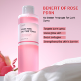 CKTUING PDRN Pink Peptide Toner | Pink Glow Toner with Rose PDRN, Salmon PDRN & Niacinamide | Skin Boosting, Soothing, Calming, Uneven Skin Tone & Pore Care | K-Beauty Moisturizer (8.45 fl. oz.)