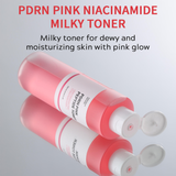 CKTUING PDRN Pink Peptide Toner | Pink Glow Toner with Rose PDRN, Salmon PDRN & Niacinamide | Skin Boosting, Soothing, Calming, Uneven Skin Tone & Pore Care | K-Beauty Moisturizer (8.45 fl. oz.)
