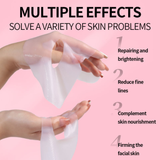 CKTUING PDRN Pink Vita Coating Sheet Mask 5EA - Korean sheet mask for glass skin - Luxurious Home care Mask for Hydration, Lifting, Firming, and Balanced Skin, Korean Skin Care (5pcs/1 Box)