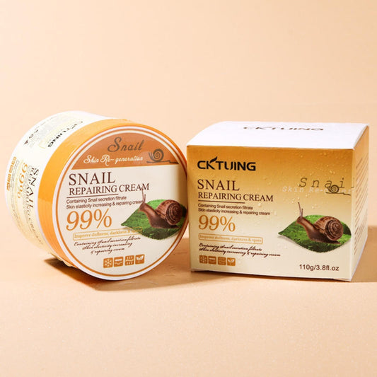 CKTUING Snail 96 Mucin Repairing Moisturizing Whitening Cream - 110g Brightening & Anti-Aging Face Cream | Deep Nourishment for Dark Spots, Pigmentation & Dull Skin