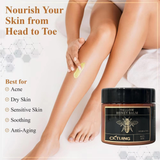 CKTUING Organic Tallow Honey Balm for Nourishing Face and Body Cream,100% Grass-Fed Beef Tallow Body Butter For Dry Skin Moisturizing With Honey, Calendula For Sensitive Skin Repair -60G(2.16Oz)