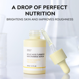 CKTUING Kojic Acid & Turmeric Serum with Niacinamide - 30ml Advanced Dark Spot Corrector for Face – Brightening & Clarifying Face Serum for Hyperpigmentation, Melasma & Acne Scars