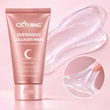 CKTUING Collagen Night Wrapping Mask, Hydrating Overnight Peel-Off Face Mask, 75 ml