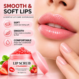 CKTUING Strawberry Lip Scrub – Gentle Exfoliating Lip Care for Soft, Smooth Lips – 20 g / 0.71 oz