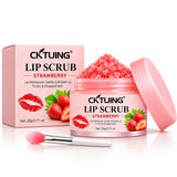 CKTUING Strawberry Lip Scrub – Gentle Exfoliating Lip Care for Soft, Smooth Lips – 20 g / 0.71 oz