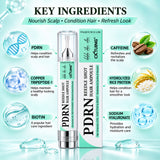 CKTUING PDRN Reedle Shot Hair Ampoule, 15 mL Scalp Care Serum with Copper Tripeptide-1, Biotin, Caffeine, Hydrolyzed Sponge & Sodium Hyaluronate, Lightweight Leave-In Hair Conditioning Formula