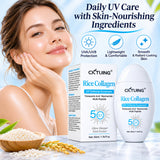 CKTUING Rice Collagen UV Defense Sunscreen SPF 50+ with Tranexamic Acid, Niacinamide & Multi-Peptides, 50 ml